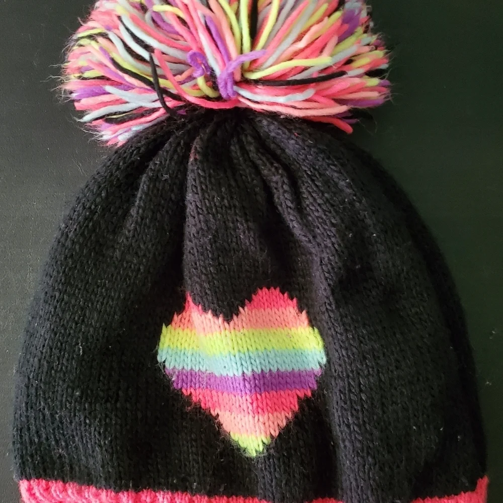 Girl's Love Pom Beanie